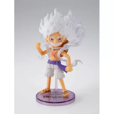 One Piece World Collactable Figuren x S.H. Figuarts Action-Figur Monkey D. Luffy Gear 5 8 cm Produktfoto