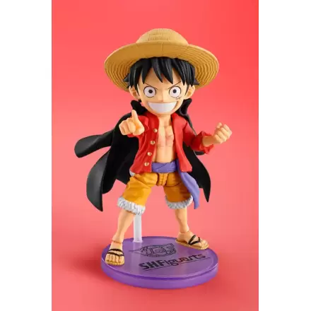 One Piece World Collactable Figures x S.H. Figuarts Actionfigur Monkey D. Luffey 8 cm termékfotója