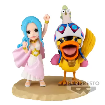 One Piece world collectable Log Series Nefeltari Vivi & Karoo Figur 7cm termékfotója