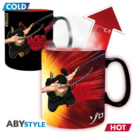 One Piece Zoro & Sanji Tasse Heat Change 460 ml Produktfoto