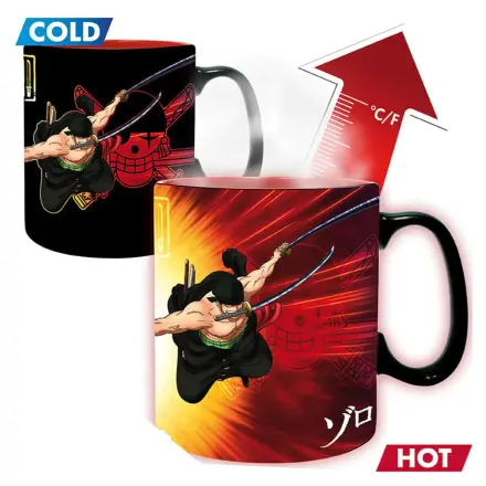 One Piece Zoro & Sanji Tasse Heat Change 460 ml Produktfoto