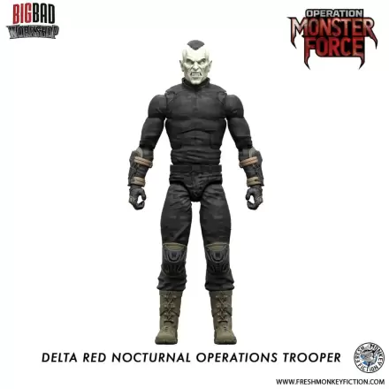 Operation: Monster Force Actionfigur 1/12 Delta Red Nocturnal Operations Trooper 15 cm termékfotója