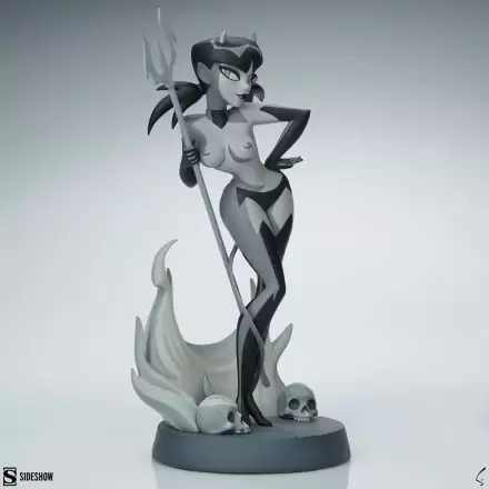 Original Artist Series Statue Devil Girl (Black and White Variant) 30 cm termékfotója