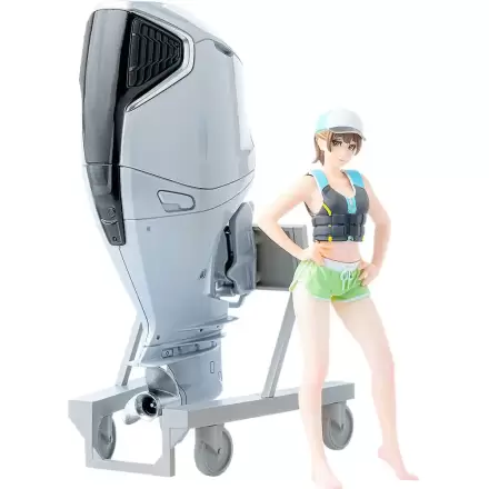 Original Character Plastic Model Kit 1/20 PLAMAX MF-88 minimum factory Minori with Honda BF350 Outboard Engine Produktfoto