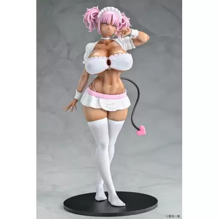 Original Character Statue 1/6 Black Gal Maid Succubus Cocoa Pink Ver. 30 cm Produktfoto