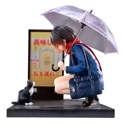 Original-Charakter Statue 1/7 Rainy Day - Meeting Illustrated by Catzz 16 cm Produktfoto