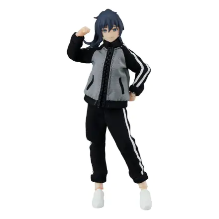 Original Character Figma Actionfigur Female Body (Makoto) with Tracksuit + Tracksuit Skirt Outfit 13 cm Produktfoto