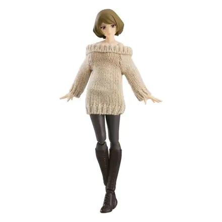 Original Character Figma Actionfigur Female Body (Chiaki) with Off-the-Shoulder Sweater Dress 14 cm Produktfoto