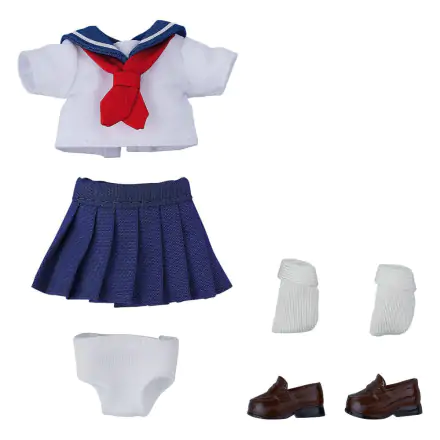Original Character for Nendoroid Doll Figuren Outfit set: Short-Sleeved Sailor Outfit (Navy) Produktfoto