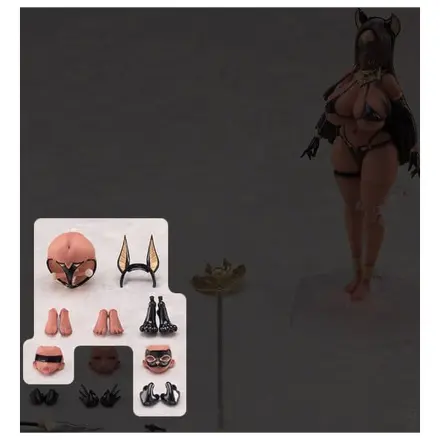 Original Character Isekai Emaki Actionfigur Teile 1/12 Ägyptische Göttin Bastet Produktfoto