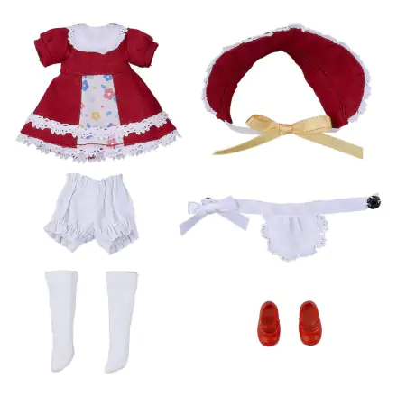 Original Character Nendoroid Doll Figurn Outfit : Old-Fashioned Dress (Red) Produktfoto
