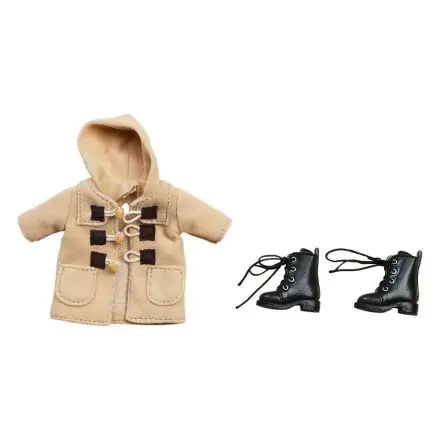 Original Character Zubehör-Set für Nendoroid Doll Actionfiguren Warm Clothing Set: Boots & Duffle Coat (Beige) termékfotója