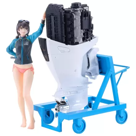 Original Character PLAMAX Plastikmodellbausatz MF-97 minimum factory Minori with Honda BF350 Grand Prix White 10 cm Produktfoto