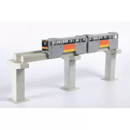 Original Character Series 1000 Paper Model Kit 1/150 Tama Intercity Monorail (2 cars) 24 cm Produktfoto