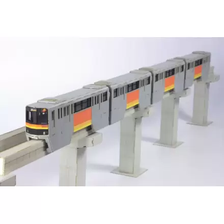Original Character Series 1000 Paper Model Kit 1/150 Tama Intercity Monorail (4 cars) 48 cm Produktfoto