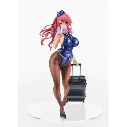 Original Character PVC Statue Tight na Oshigoto Work 3: Cabin Attendant Aya Saionji Antenna Shop Limited Edition 25 cm termékfotója