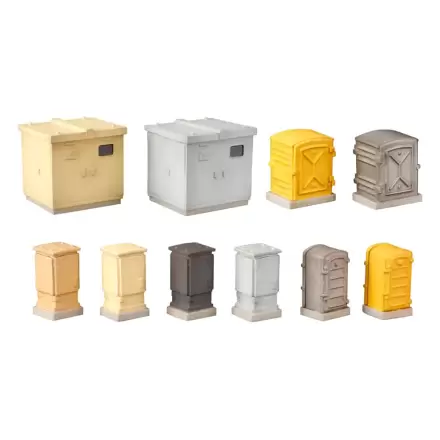 Original Character Plastic Model Kit 1/80 Relay box/Cubicle (re-run) 3 cm Produktfoto