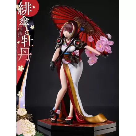 Original Illustration by Fuzichoco Prisma Wing PVC Statue 1/7 Scarlet Umbrella And Peony 28 cm termékfotója