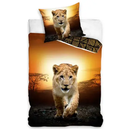 Lion Sunrise Bettbezug Produktfoto