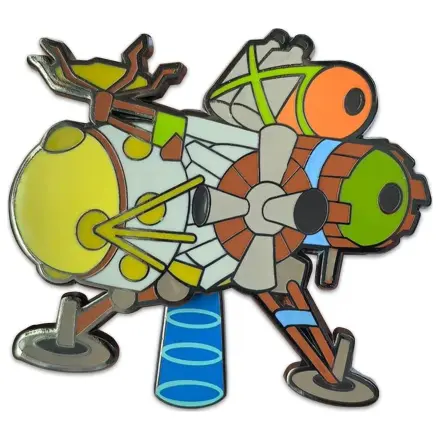 Outer Wilds Anstecknadel Spaceship Wackelkopf 5 cm Produktfoto