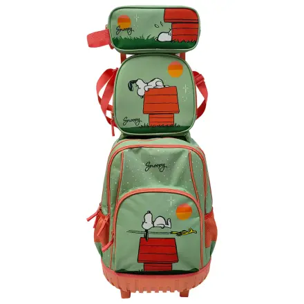 Panuts Snoopy Trolley Set + Federmäppchen + Lunchbag Produktfoto