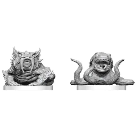 Pathfinder Battles Deep Cuts unbemalte Miniatur Bogwid & Slurk 13 cm Produktfoto