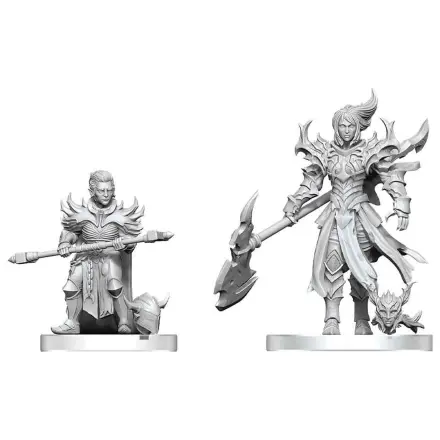 Pathfinder Battles Deep Cuts Unpainted Miniatur Pyre & Godclaw Hellknights 14 cm Produktfoto