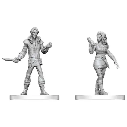 Pathfinder Battles Deep Cuts Unbemalte Miniatur Thief & Pickpocket 14 cm Produktfoto