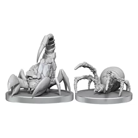 Pathfinder Deep Cuts Unbemalte Miniaturen Höhlenskorpion & Jagdspinne Produktfoto