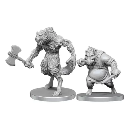 Pathfinder Deep Cuts Unpainted Miniatures Werwolf & Eberwer Untyped Produktfoto