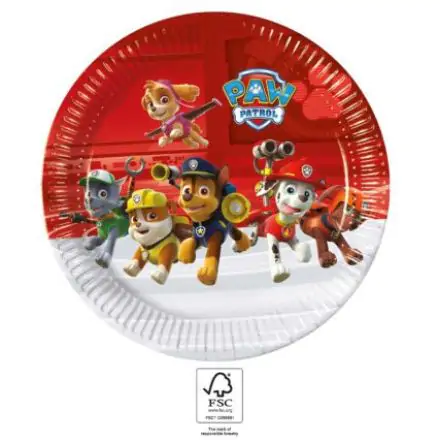 Paw Patrol Ready For Action Pappteller 8 Stück 23 cm FSC Produktfoto
