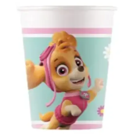 Paw Patrol Skye und Everest Papierbecher 8 Stück 200 ml FSC Produktfoto