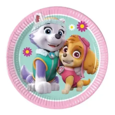 Paw Patrol Skye und Everest Pappteller 8 Stück 19.5 cm FSC Produktfoto