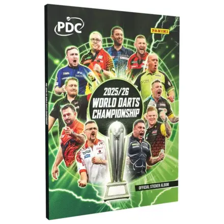 PDC World Darts Championship 2025/26 Sticker-Kollektion Hardcover-Album Produktfoto