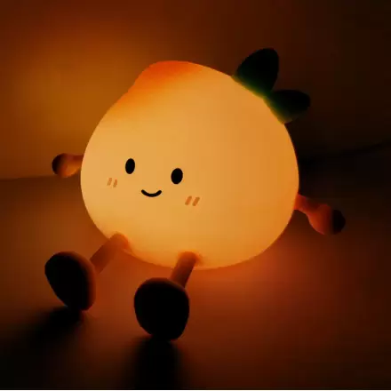 Pfirsich LED Nachtlicht Produktfoto