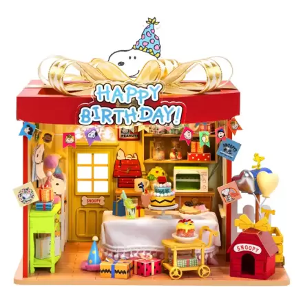 Peanuts Puremind Konstruktions-Geburtstagsparty Holz-Bausatz Produktfoto