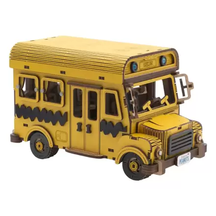 Peanuts Puremind Construction School Bus Holzbausatz Produktfoto