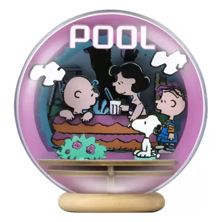 Peanuts Puremind Modellbausatz Wooden Theater Globus Cool Pool Produktfoto