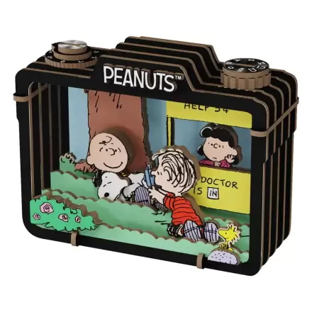 Peanuts Puremind Modellbausatz hölzernes Theater Summer Snapshot Produktfoto