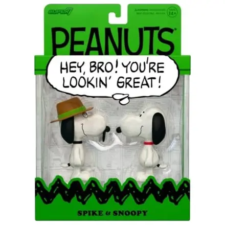 Peanuts ReAction Actionfiguren 2er-Pack Snoopy & Spike 10 cm Produktfoto
