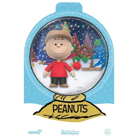 Peanuts ReAction Actionfigur Charlie Brown und Sad Tree (Snow Globe Card Back) Produktfoto