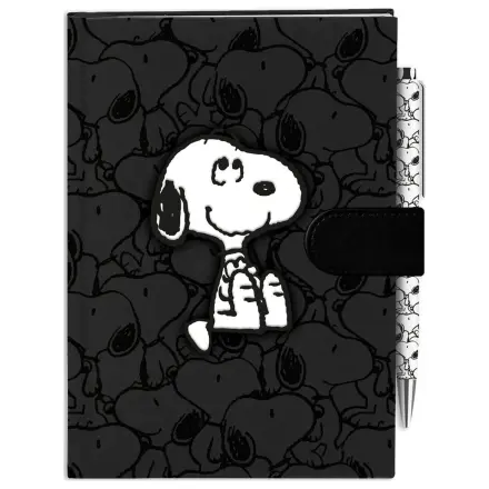 Peanuts Snoopy A5 PU Notizbuch beflockt mit Stift Produktfoto