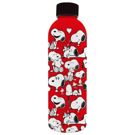 Peanuts Snoopy Edelstahl Soft Touch Wasserflasche 800 ml Produktfoto