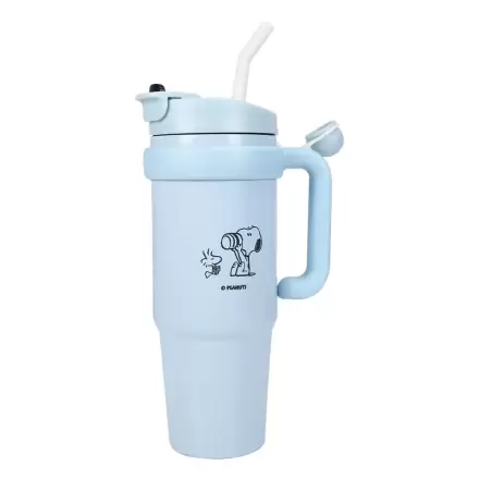 Peanuts Thermobecher mit Strohhalm Snoopy 887 ml Produktfoto