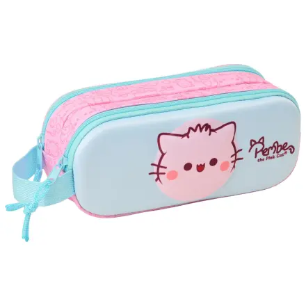 Pembe The Pink Cat 3D doppelt Federmäppchen Produktfoto