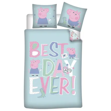 Peppa Pig Best Day Mikrofaser Bettbezug Produktfoto