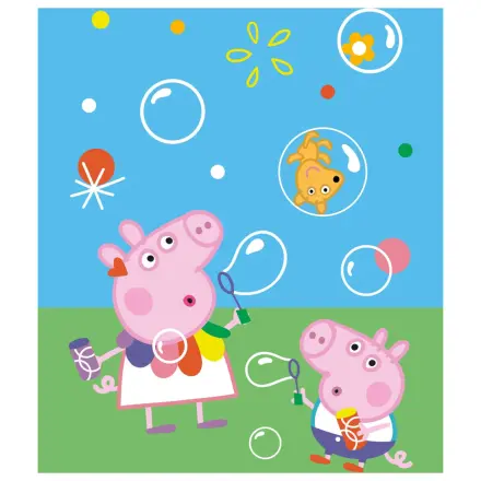 Peppa Pig Bubbles Fleece Decke Produktfoto