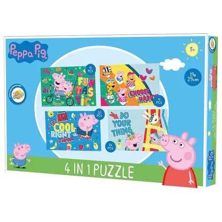 Peppa Pig Fun 4-in-1 Puzzle Produktfoto