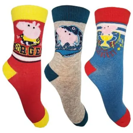 Peppa Pig George Gelbe Kindersocken 23/26 Produktfoto