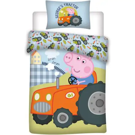 Peppa Pig Kinder-Bettbezug 100x135cm, 40x60 cm Produktfoto